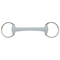 Produktbild von Beris Olivenkopf Gebiss Soft Grau für Pferde 140mm