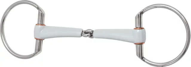 Produktbild von Beris Olivenkopfgebiss für Pferde einfach gebrochen Kunststoff 18 mm Medium