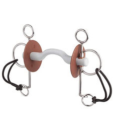 Beris Pelham Gebiss mit Zungenbogenstange für Pferde 140mm Silber - 14 cm – Bild 1 von 3