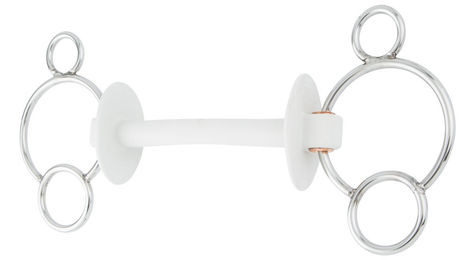 Produktbild von Beris Prime 3-Ring Gebiss extra soft aus Kunststoff in Weiß