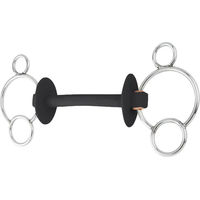 Produktbild von Beris Prime Gebiss für Pferde 3-Ring extra weich Schwarz