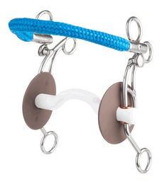 Produktbild von Beris Tandem Gebiss mit Zungenbogenstange Blau 13 cm