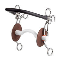 Produktbild von Beris Tandem Hackamore Kombi mit Zungenbogenstange Schwarz aus Kunststoff Breite 14,0 cm