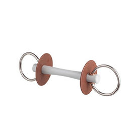 Beris Wassertrense mit Comfortstange Soft 140 mm mit 7,5 cm Ringen in Weiß – Bild 1 von 2