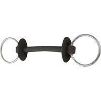 Produktbild von Beris Wassertrense Prime Gebiss für Pferde aus Kunststoff extra soft Schwarz 120 mm