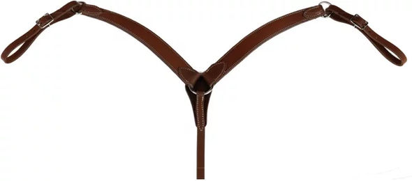 Produktbild von Berlin Custom Leather Ranch Jagdhalsband für Pferde aus Leder in Braun