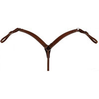 Produktbild von Berlin Custom Leather Ranch Jagdhalsband für Pferde aus Leder in Braun