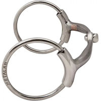 Produktbild von Bernad Fonck Mobiles Ringgebiss für Pferde aus Edelstahl in Silber