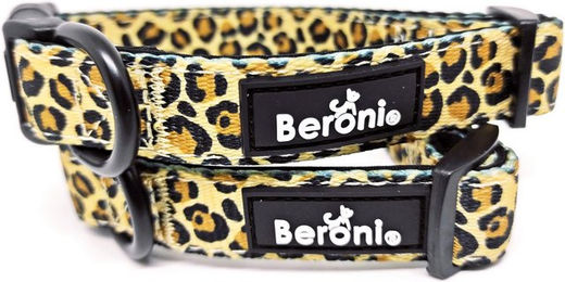 Beroni Hundehalsband Leo gepolstert und verstellbar für kleine Hunde bunt – Bild 1 von 5