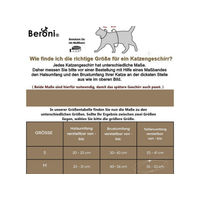 Produktbild von Beroni Safety Harness Classic ausbruchsicheres Katzengeschirr für Katzen