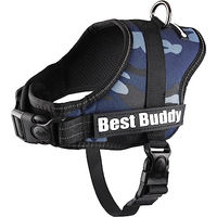 Produktbild von Best Buddy Pluto Hundegeschirr Blau Camouflage XS 40-55cm