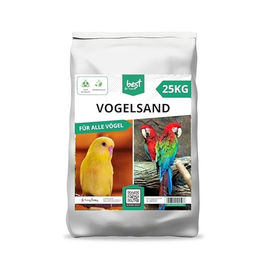 Best For Home Vogelsand Quarzsand für Papageien und andere Vögel 25kg (5 x 5kg Beutel) - 5 x 5 kg – Bild 1 von 7