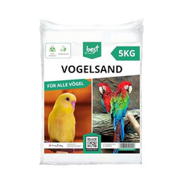 Best For Home Vogelsand Quarzsand für Papageien und andere Vögel 5kg - 5 kg – Bild 1 von 7