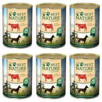Produktbild von Best Nature Adult Hundefutter Nassfutter Rind 6x 400g mit hohem Fleischanteil und ohne Zucker