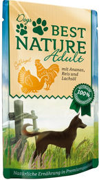 Produktbild von Best Nature Hundefutter Adult Geflügel mit Stückchen in Sauce 12 x 150 g ohne Zucker und Aromastoffe - 12 x 150 g