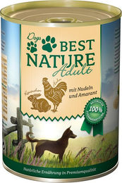 Produktbild von Best Nature Hundefutter Adult Kaninchen Huhn Rind Lamm 6 x 400 g - 6 x 400 g