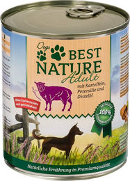 Produktbild von Best Nature Hundefutter Adult Lamm Stückchen in Sauce 12 x 800 g ohne Zucker - 12 x 800 g