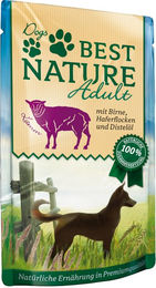 Produktbild von Best Nature Hundefutter Adult Lamm und Birne Stückchen in Sauce 12 x 150 g - 12 x 150 g