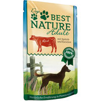 Produktbild von Best Nature Hundefutter Adult Rind mit Spätzle Stückchen in Sauce 12 x 150 g - 12 x 150 g
