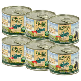 Best Nature Katzen Nassfutter Adult Geflügel und Kaninchen Getreidefrei 6x 200g – Bild 1 von 4