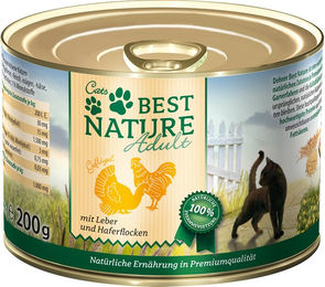 Produktbild von Best Nature Katzenfutter Adult Geflügel 6 x 200 g getreidefrei und glutenfrei - 6 x 200 g