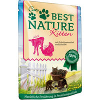 Produktbild von Best Nature Kitten Katzenfutter Pute und Kalb getreidefrei 16 x 85 g - 16 x 85 g