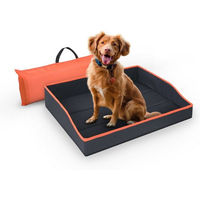 Produktbild von Bestlivings Faltbares Haustierbett für Hunde und Katzen aus Polyester in Orange Grösse S