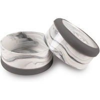 Produktbild von Bestlivings Favvity Pet Futternapf aus Keramik für Hunde und Katzen 2er Set Grau 400 ml - 2 x 400 ml