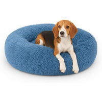 Produktbild von Bestlivings Fluffy Hundebett und Katzenkissen aus Polyester rund rutschfest