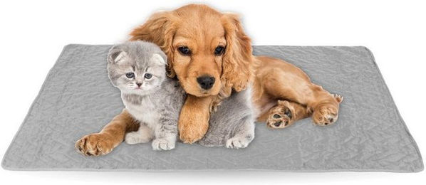 Bestlivings Gesteppte Haustierdecke für Hunde und Katzen aus Polyester in Grau ÖKO-TEX Standard 100 – Bild 1 von 12