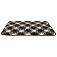 Produktbild von Bestlivings Hundedecke mit Lammfell in Dunkelbraun Gemustert 60x80cm
