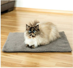 Bestlivings Selbstheizende Thermodecke aus Polyester für Hunde und Katzen in Grau – Bild 1 von 3