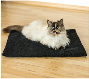Bestlivings Selbstheizende Thermodecke aus Polyester für Hunde und Katzen mit Reißverschluss Schwarz – Bild 1 von 5