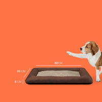 Produktbild von Bestlivings Selbstheizende Tierdecke Braun 80x55x8cm ÖKO-TEX STANDARD 100 Hundematte und Katzenkissen