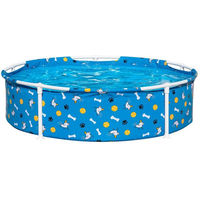 Produktbild von Bestway Hundepool Pfote Blau Ø 122 x 30,5 cm