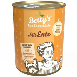 Betty's Landhausküche Hund Nassfutter Ente Adult Stückchen in Sauce 6 x 400 g - 6 x 400 g – Bild 1 von 5