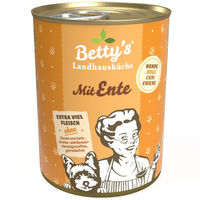Produktbild von Betty's Landhausküche Hund Nassfutter Ente Adult Stückchen in Sauce 6 x 400 g - 6 x 400 g