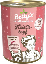 Betty's Landhausküche Hund Nassfutter Fleischtopf Rind mit hohem Fleischanteil 6 x 400 g - 400 g – Bild 1 von 4