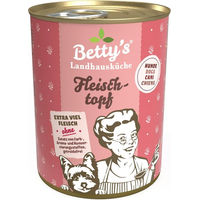 Produktbild von Betty's Landhausküche Hund Nassfutter Fleischtopf Rind mit hohem Fleischanteil 6 x 400 g - 400 g