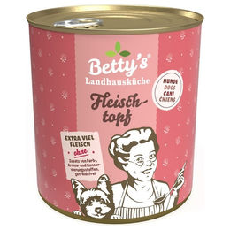 Betty's Landhausküche Hund Nassfutter Fleischtopf Rind Stückchen in Sauce Adult 6 x 800 g - 800 g – Bild 1 von 4