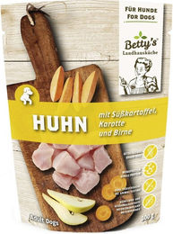 Betty's Landhausküche Hund Nassfutter Huhn Adult Getreidefrei mit hohem Fleischanteil Stückchen in Sauce 10 x 300 g - 10 x 300 g – Bild 1 von 4