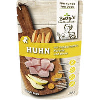 Produktbild von Betty's Landhausküche Hund Nassfutter Huhn mit Stückchen in Soße getreidefrei Adult 10 x 125 g - 10 x 125 g