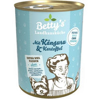 Produktbild von Betty's Landhausküche Hund Nassfutter Känguru mit Geflügel und Kartoffeln getreidefrei 6 x 400 g - 6 x 400 g