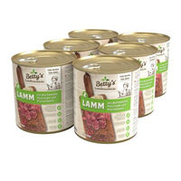 Produktbild von Betty's Landhausküche Hund Nassfutter Lamm mit Buchweizen Stückchen in Sauce getreidefrei glutenfrei 6x800 g - 6 x 800 g