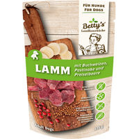 Produktbild von Betty's Landhausküche Hund Nassfutter Lamm mit Buchweizen Stückchen in Sauce Getreidefrei Sensitive Adult 10 x 125 g