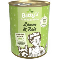 Produktbild von Betty's Landhausküche Hund Nassfutter Lamm & Reis mit hohem Fleischanteil Adult 6 x 400 g - 6 x 400 g