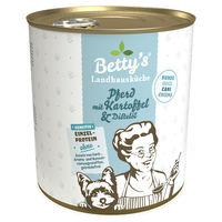 Produktbild von Betty's Landhausküche Hund Nassfutter Sensitive Pferd mit Kartoffel und Distelöl 800 g getreidefrei hypoallergen - 6 x 800 g