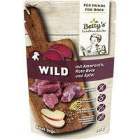 Produktbild von Betty's Landhausküche Hund Nassfutter Wild mit Amaranth, Rote Bete und Apfel Adult Getreidefrei 10 x 125 g - 10 x 125 g