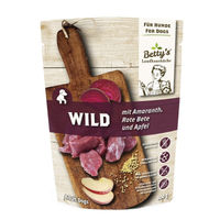 Produktbild von Betty's Landhausküche Hund Nassfutter Wild mit Amaranth, Rote Bete und Apfel Stückchen in Sauce 10 x 300 g - 10 x 300 g