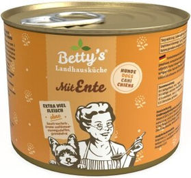 Betty's Landhausküche Hundefutter Ente und Geflügel Stückchen in Sauce Adult 6x 200 g - 6 x 200 g – Bild 1 von 7